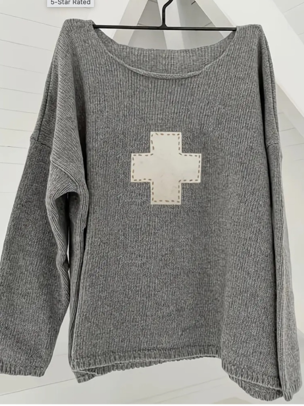 NWOT Grey Ski Patrol sweater XL